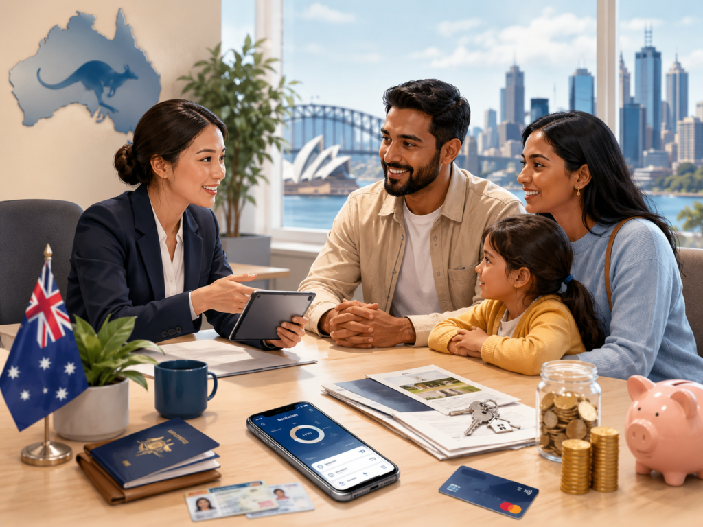 Consultation view in a modern office